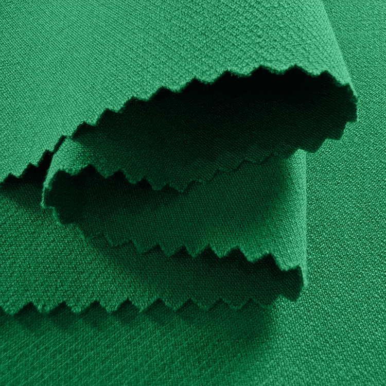 materiale in tessuto scrub poliestere rayon spandex